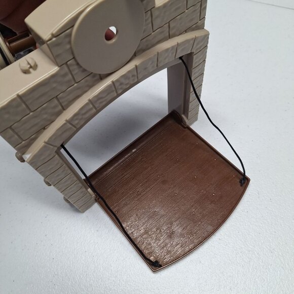 Fisher Price Trio Kings Castle Replacement Pieces Drawbridge Bases Kingdom Parts - Picture 2 of 9